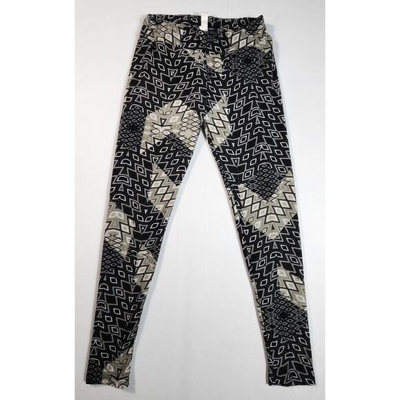 2 Pack LulaRoe Leggings High Rise Ankle Length Muti Print Womens One Size - Picture 5 of 12